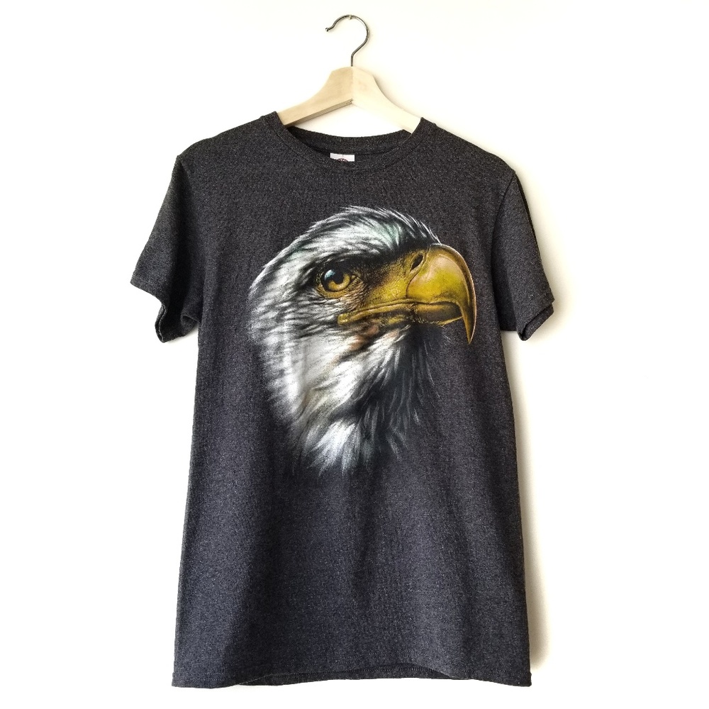 Bald Eagle Airbrushed Graphic SS Tee